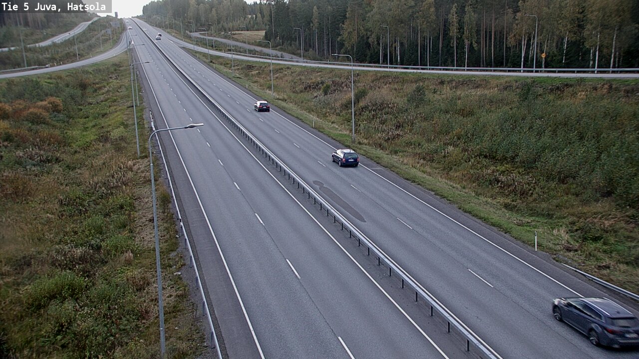 Weather Camera Image Väg 5 Juva, Hatsola, Juva, Etelä-Savo