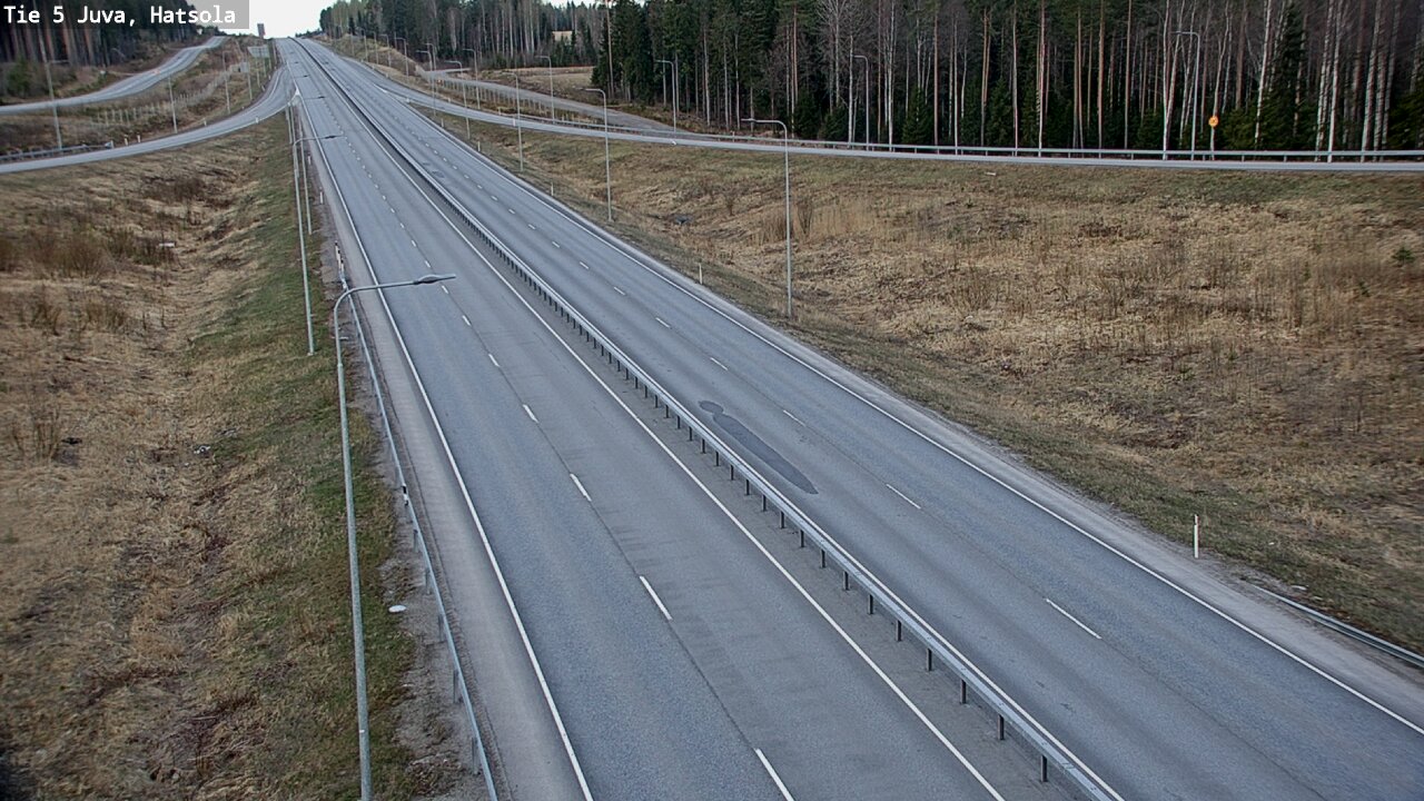 Weather Camera Image Road 5 Juva, Hatsola, Juva, Etelä-Savo