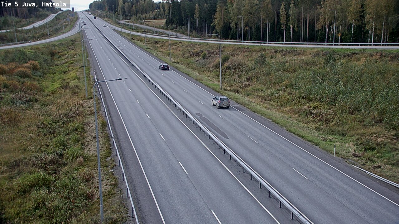 Weather Camera Image Väg 5 Juva, Hatsola, Juva, Etelä-Savo