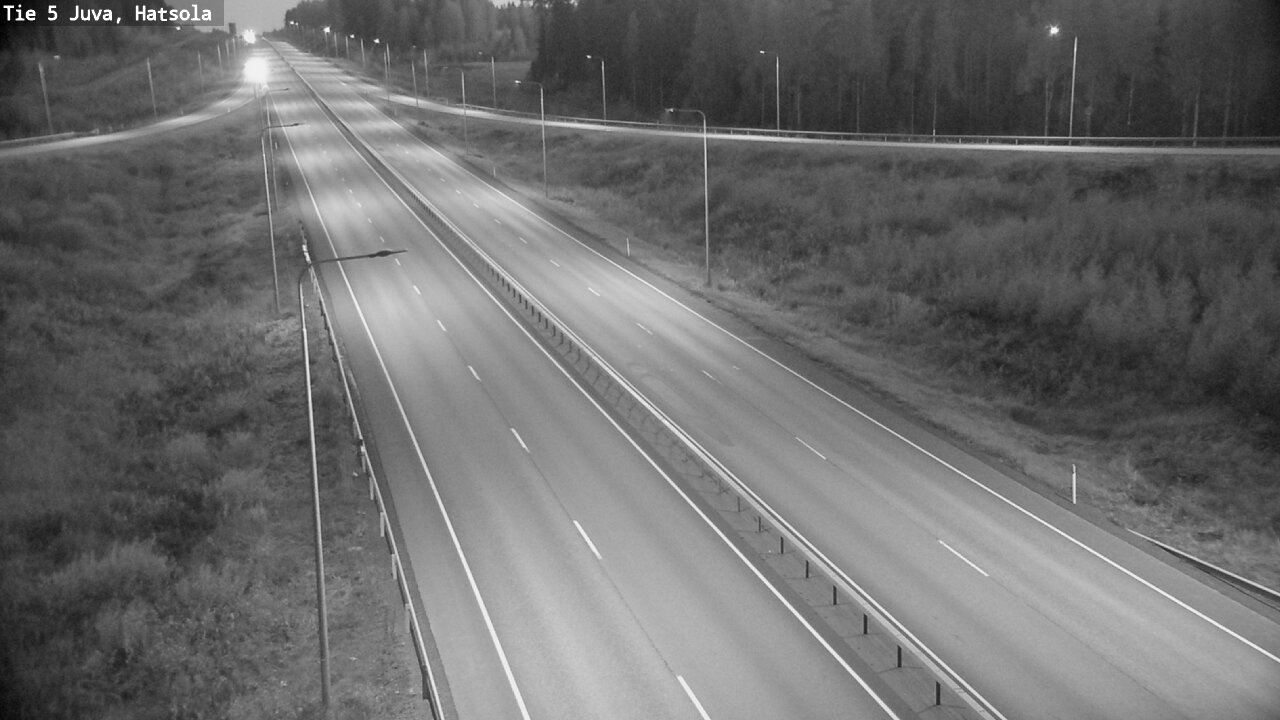 Weather Camera Image Väg 5 Juva, Hatsola, Juva, Etelä-Savo