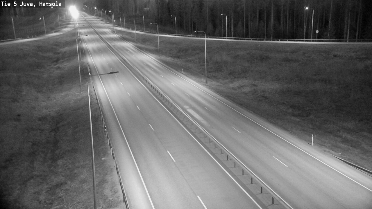 Weather Camera Image Väg 5 Juva, Hatsola, Juva, Etelä-Savo