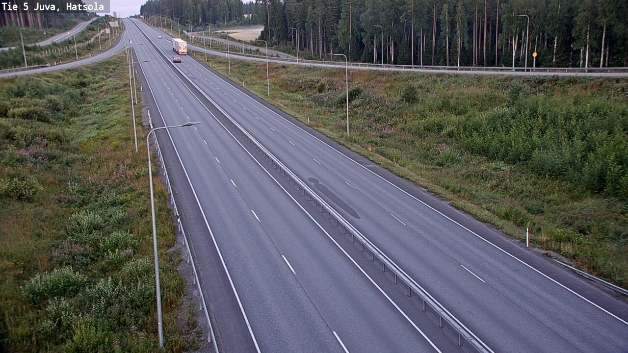 Weather Camera Image Road 5 Juva, Hatsola, Juva, Etelä-Savo