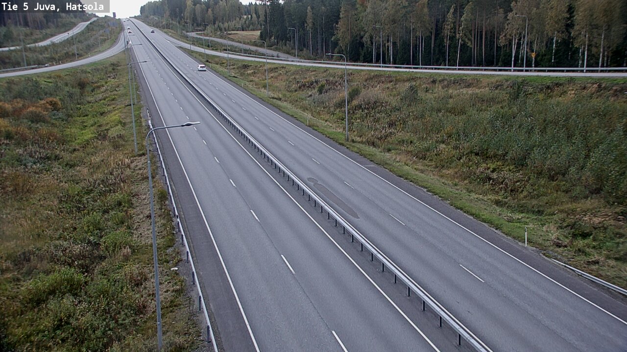 Weather Camera Image Road 5 Juva, Hatsola, Juva, Etelä-Savo