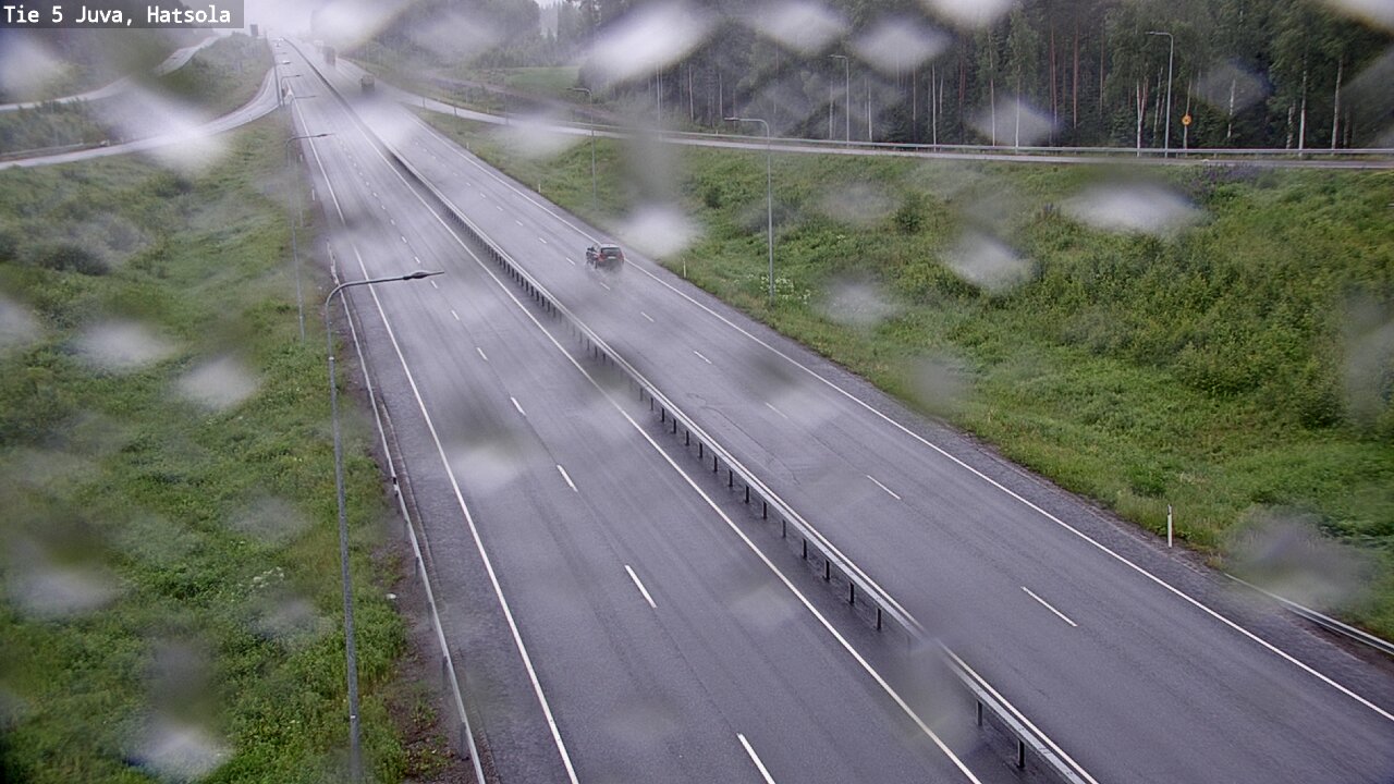 Weather Camera Image Väg 5 Juva, Hatsola, Juva, Etelä-Savo