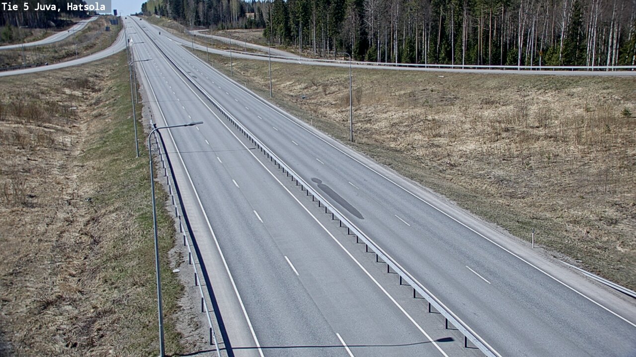 Weather Camera Image Road 5 Juva, Hatsola, Juva, Etelä-Savo