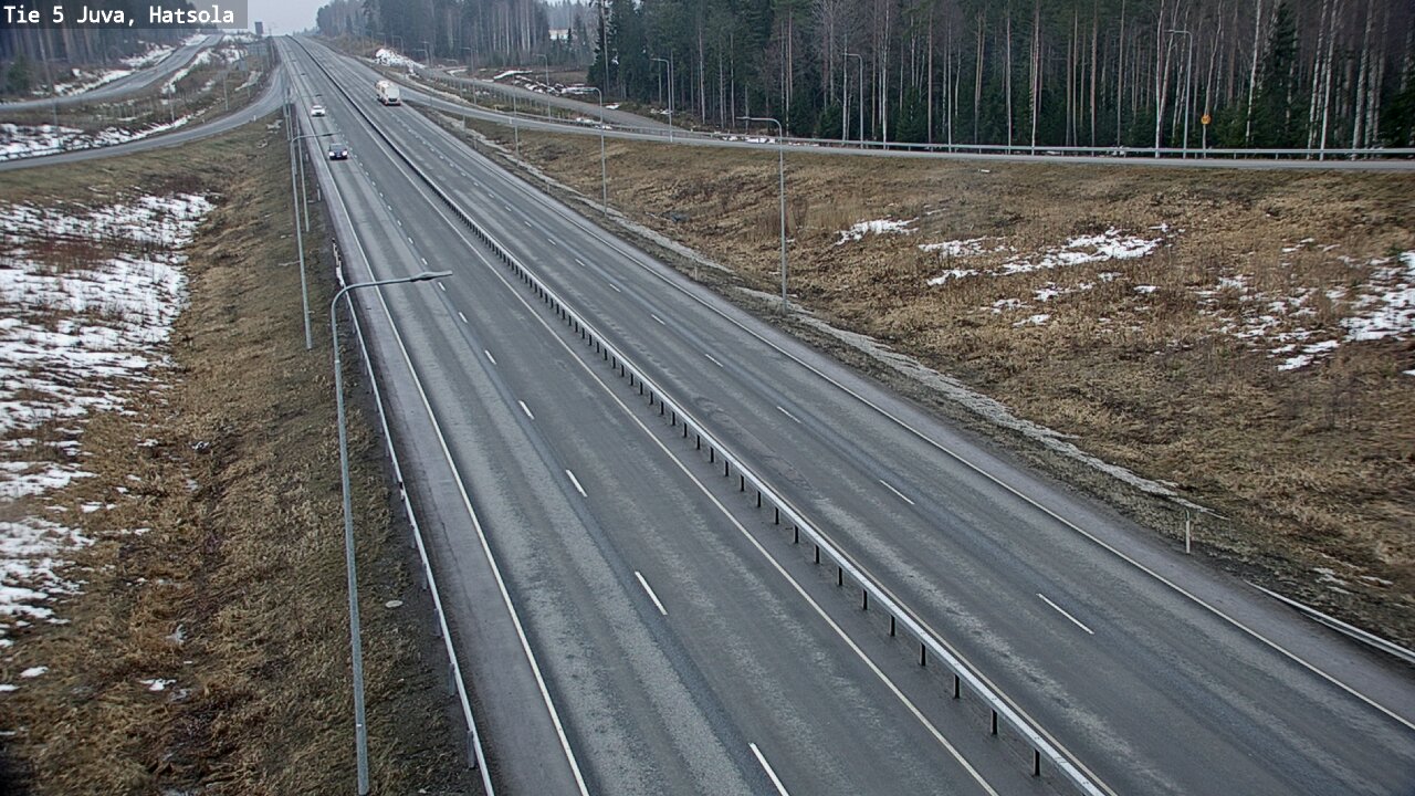 Weather Camera Image Road 5 Juva, Hatsola, Juva, Etelä-Savo