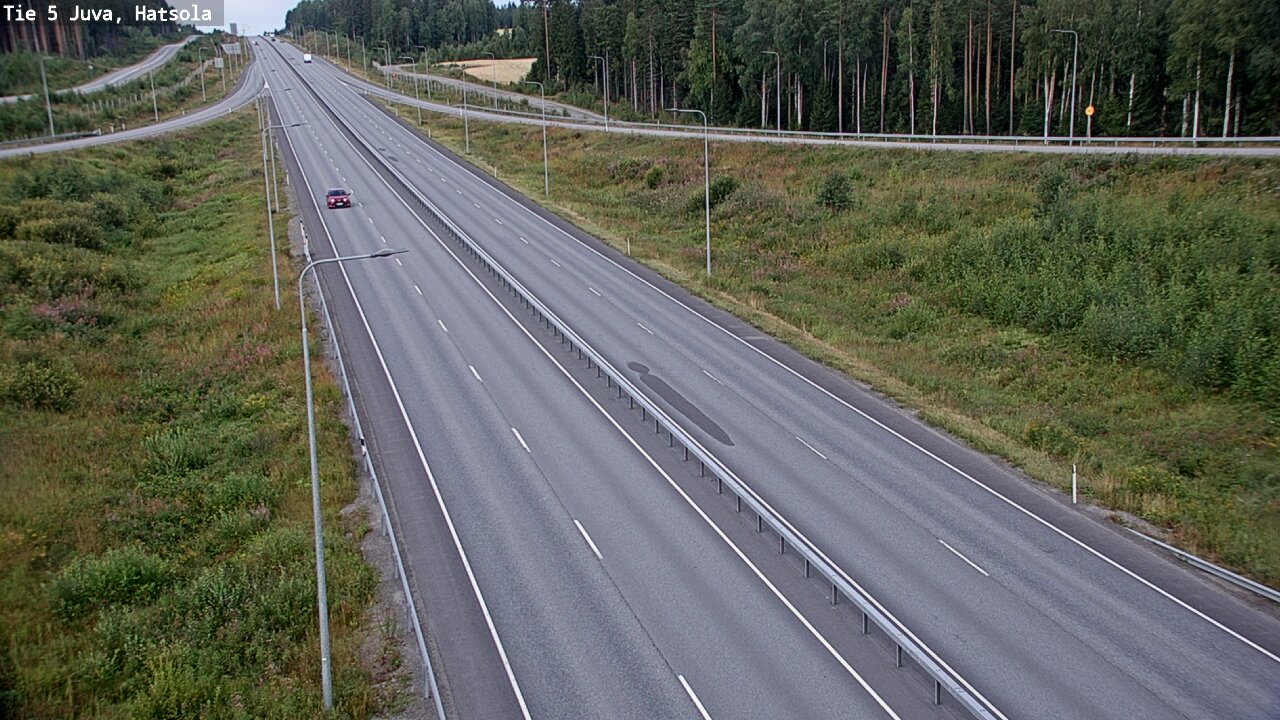 Weather Camera Image Road 5 Juva, Hatsola, Juva, Etelä-Savo
