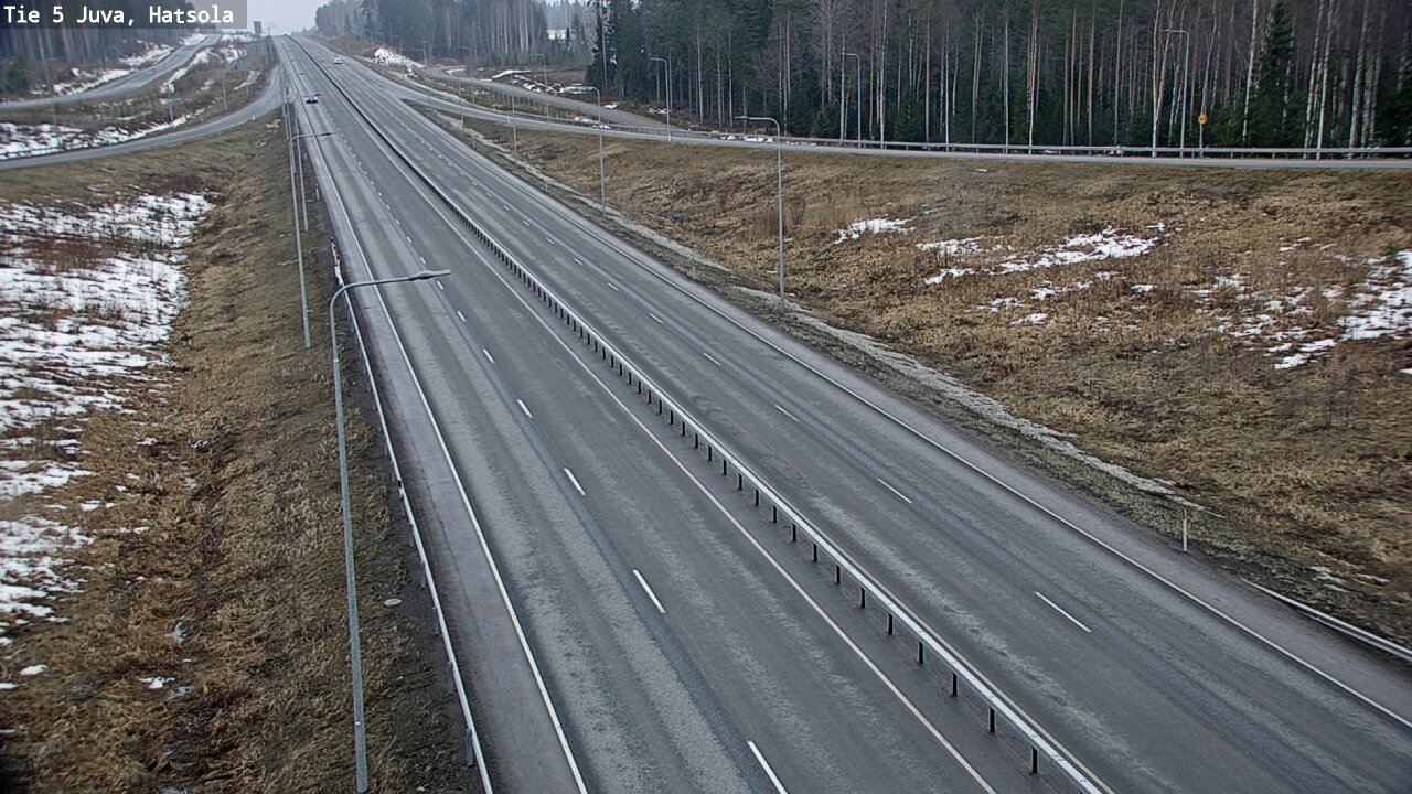 Weather Camera Image Road 5 Juva, Hatsola, Juva, Etelä-Savo