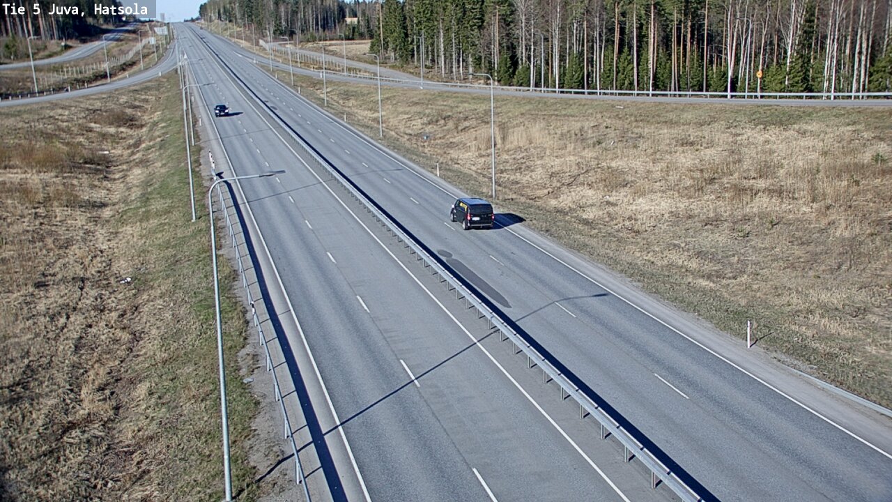 Weather Camera Image Road 5 Juva, Hatsola, Juva, Etelä-Savo