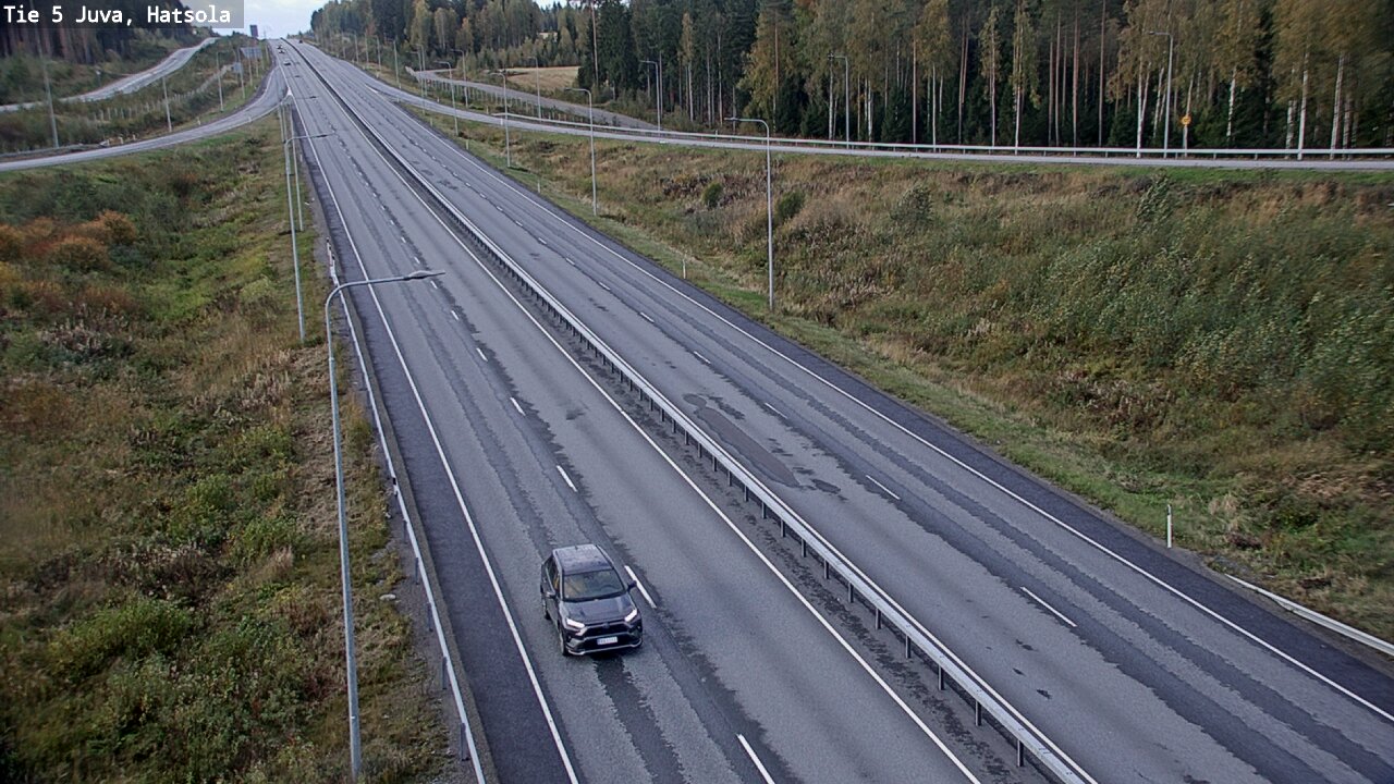 Weather Camera Image Väg 5 Juva, Hatsola, Juva, Etelä-Savo