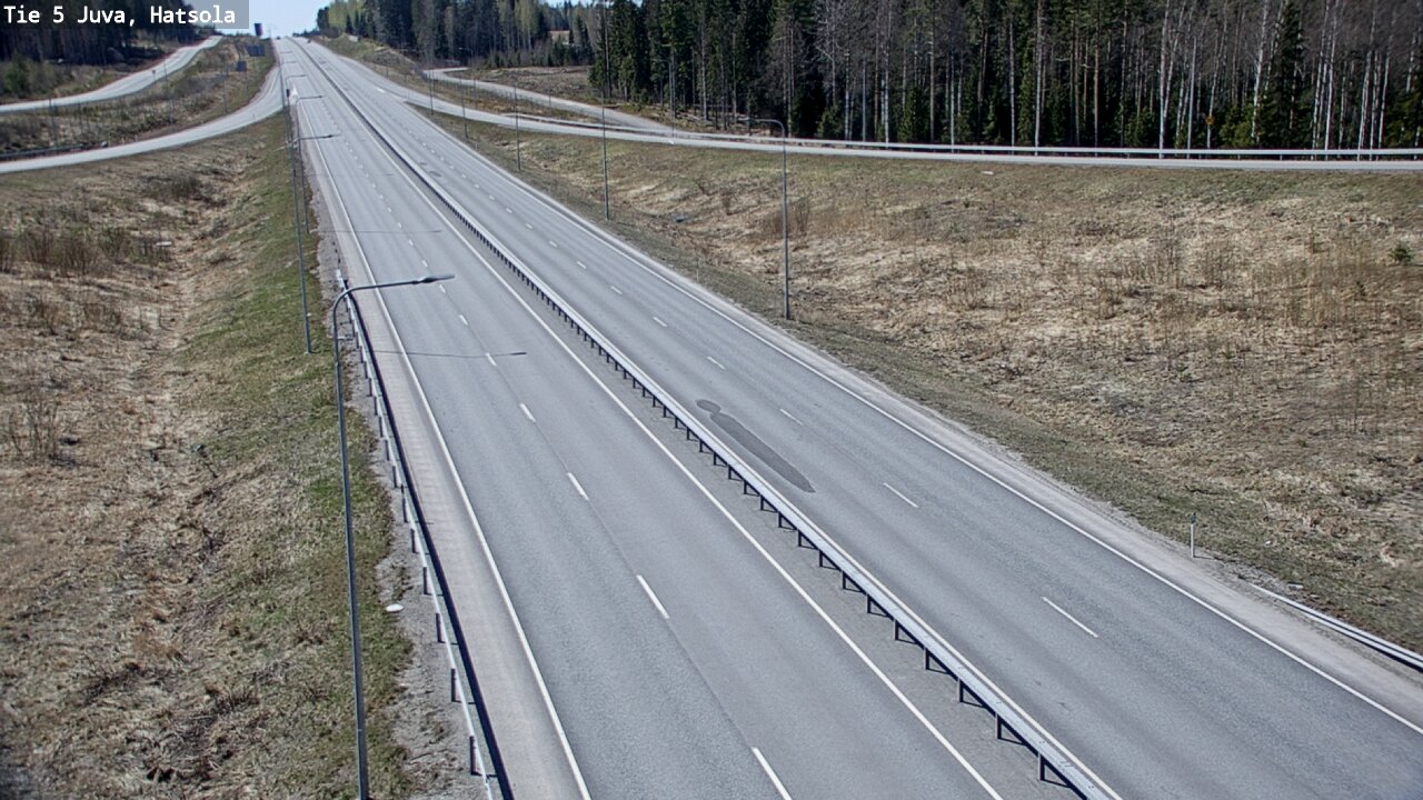 Weather Camera Image Road 5 Juva, Hatsola, Juva, Etelä-Savo