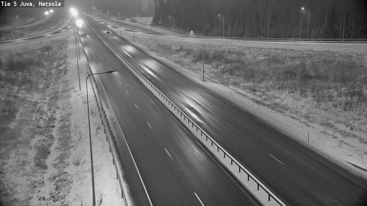 Weather Camera Image Väg 5 Juva, Hatsola, Juva, Etelä-Savo