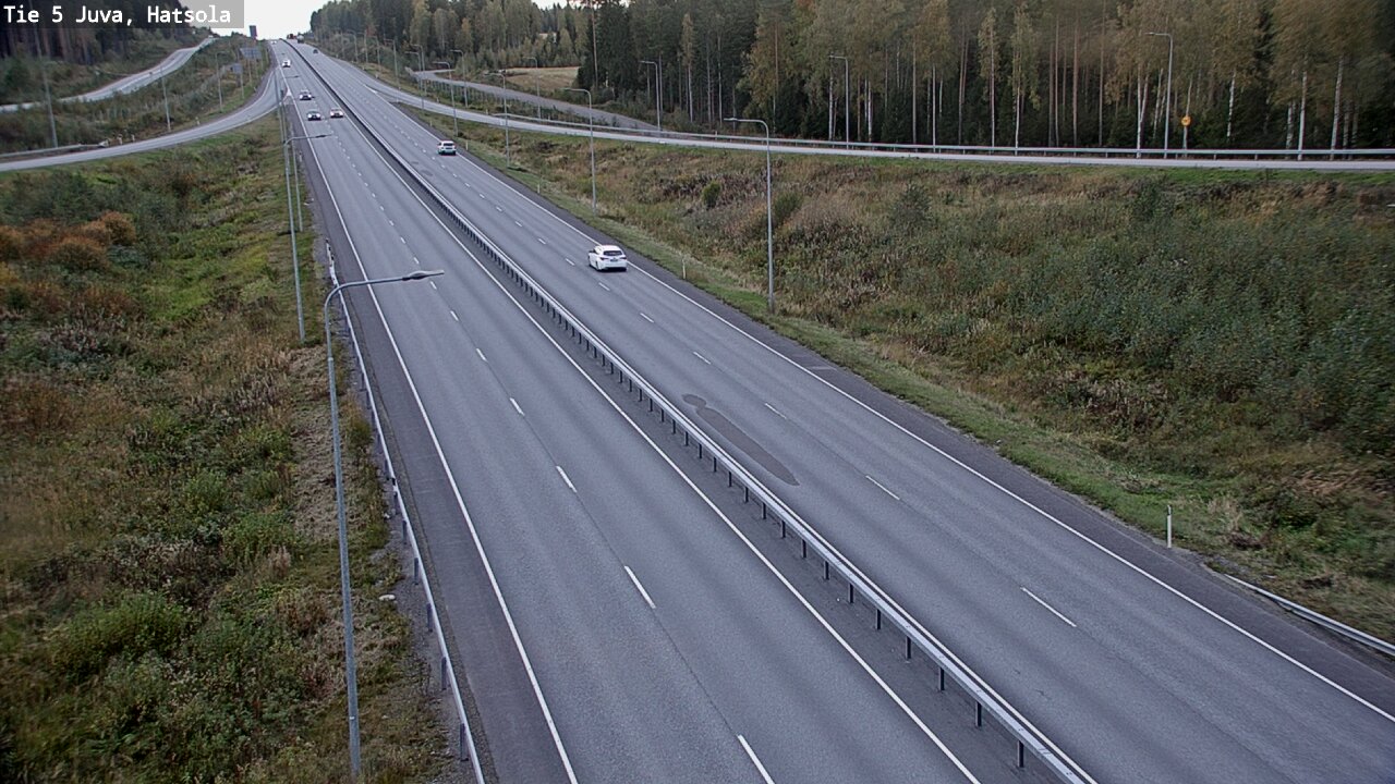 Weather Camera Image Road 5 Juva, Hatsola, Juva, Etelä-Savo