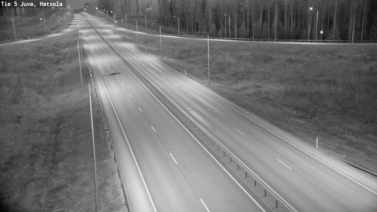 Weather Camera Image Väg 5 Juva, Hatsola, Juva, Etelä-Savo
