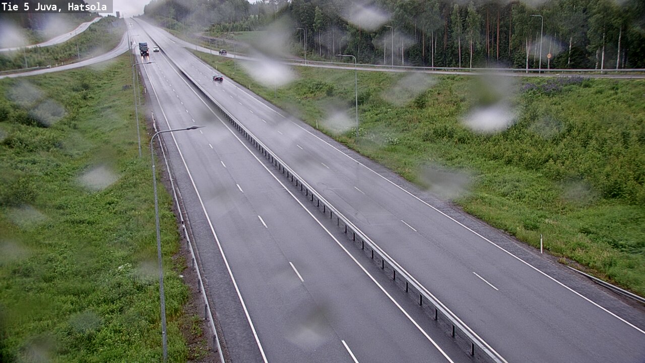 Weather Camera Image Väg 5 Juva, Hatsola, Juva, Etelä-Savo