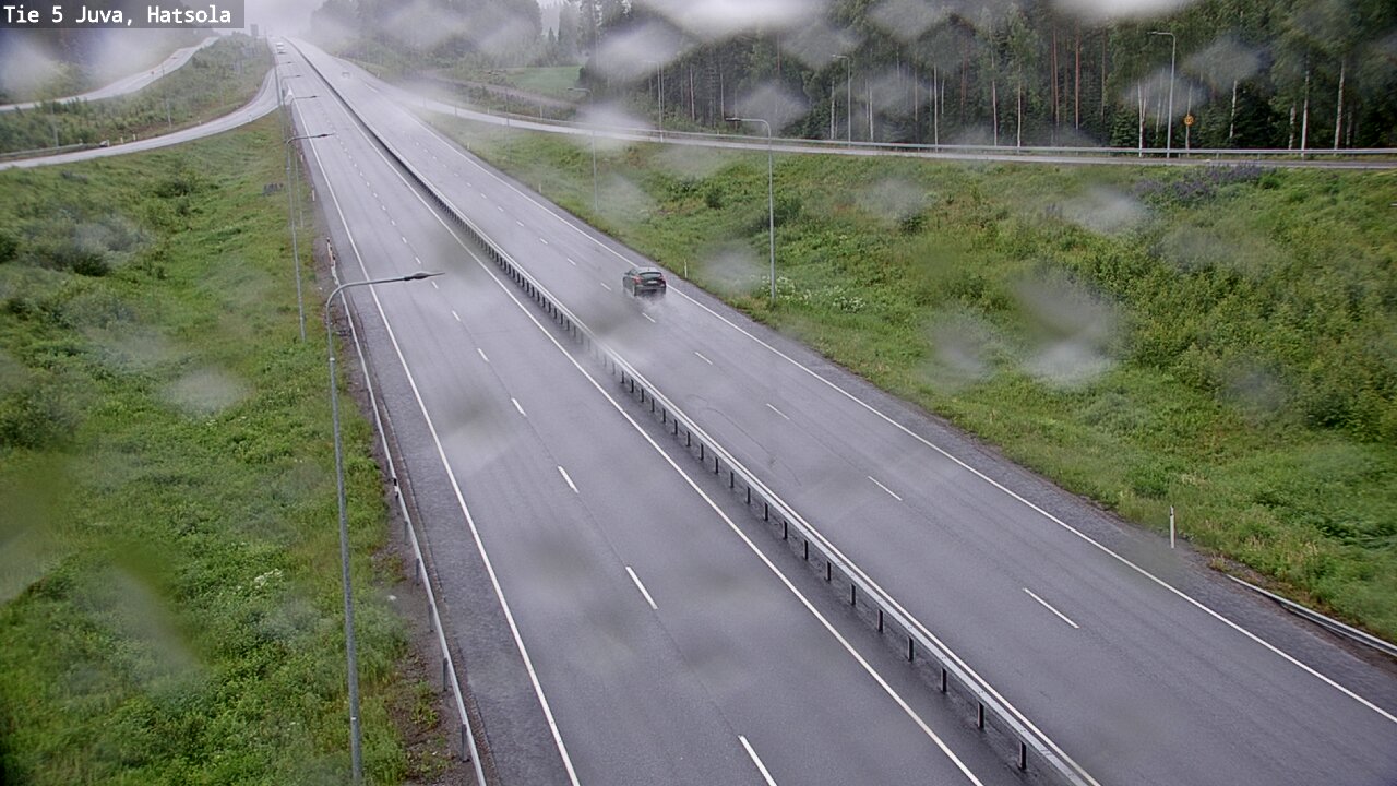 Weather Camera Image Väg 5 Juva, Hatsola, Juva, Etelä-Savo