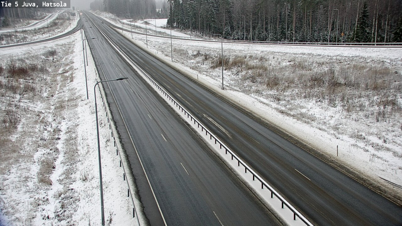 Weather Camera Image Väg 5 Juva, Hatsola, Juva, Etelä-Savo