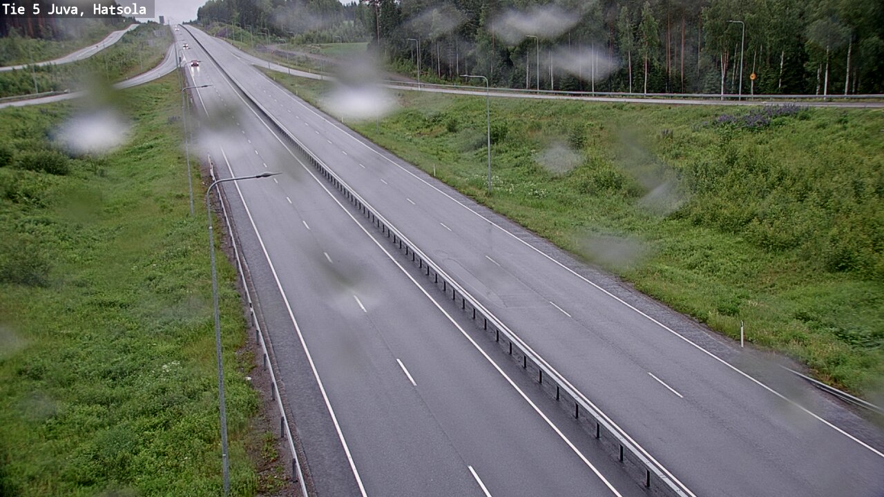 Weather Camera Image Road 5 Juva, Hatsola, Juva, Etelä-Savo