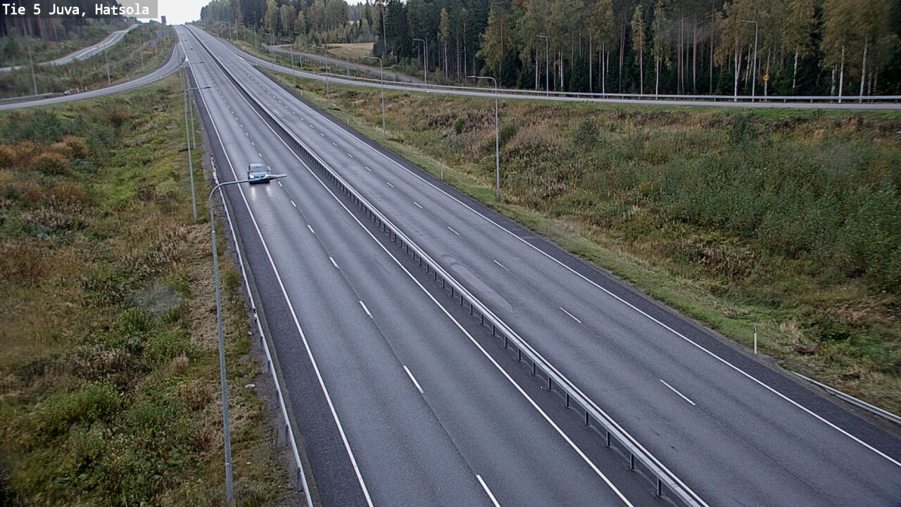 Weather Camera Image Väg 5 Juva, Hatsola, Juva, Etelä-Savo