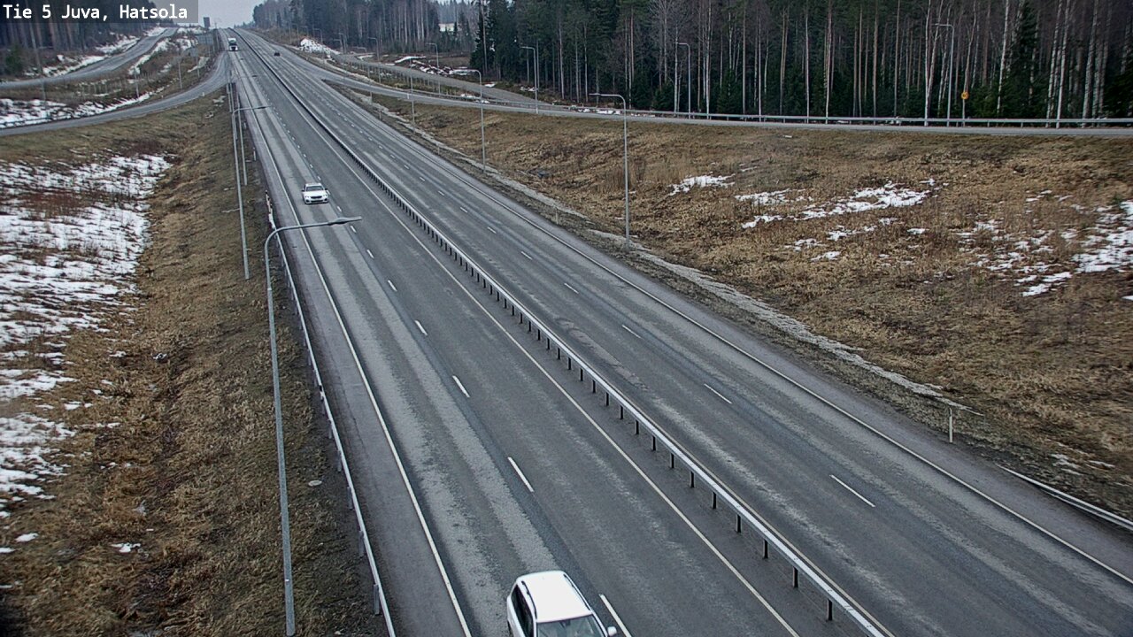 Weather Camera Image Road 5 Juva, Hatsola, Juva, Etelä-Savo