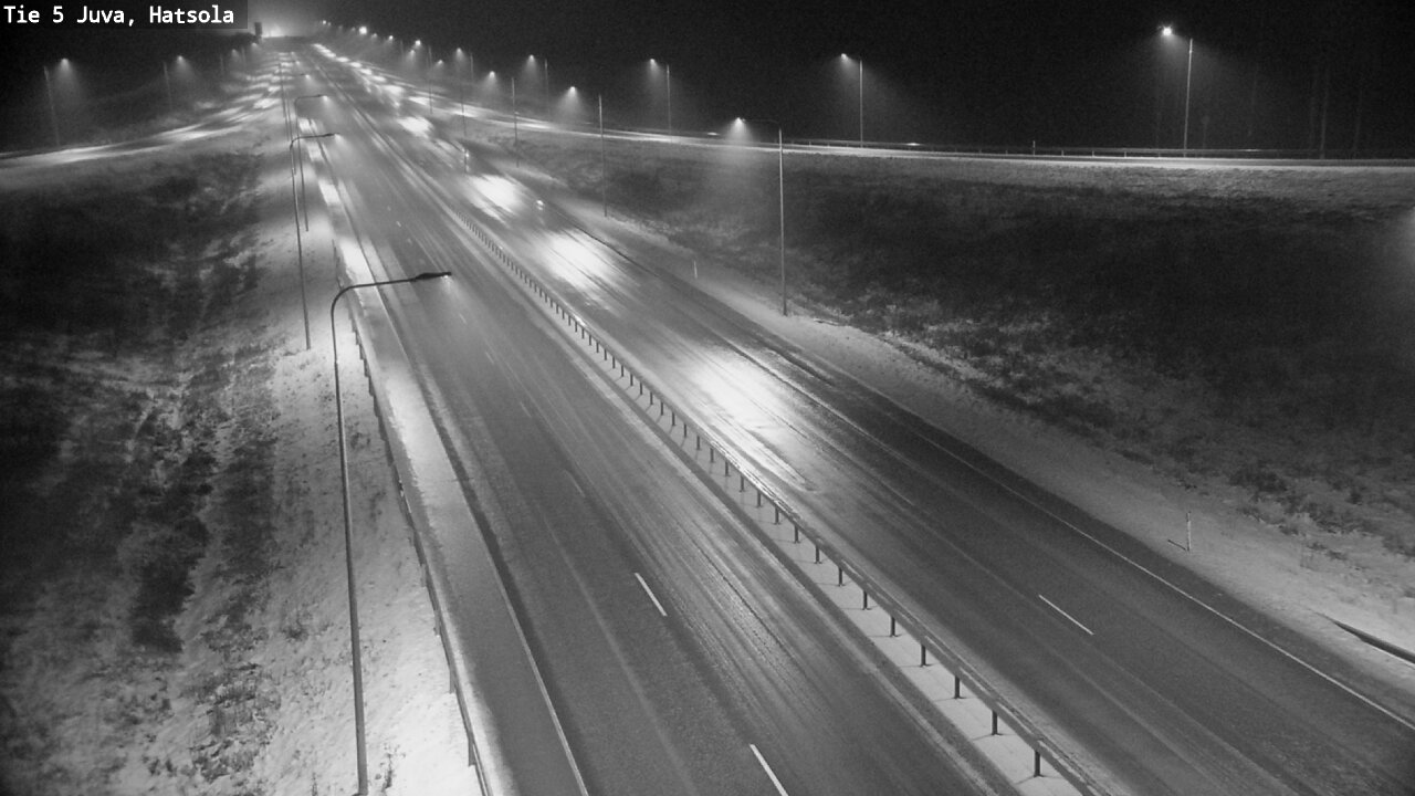Weather Camera Image Väg 5 Juva, Hatsola, Juva, Etelä-Savo