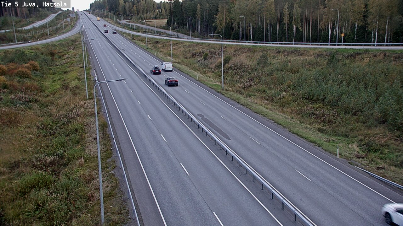 Weather Camera Image Väg 5 Juva, Hatsola, Juva, Etelä-Savo