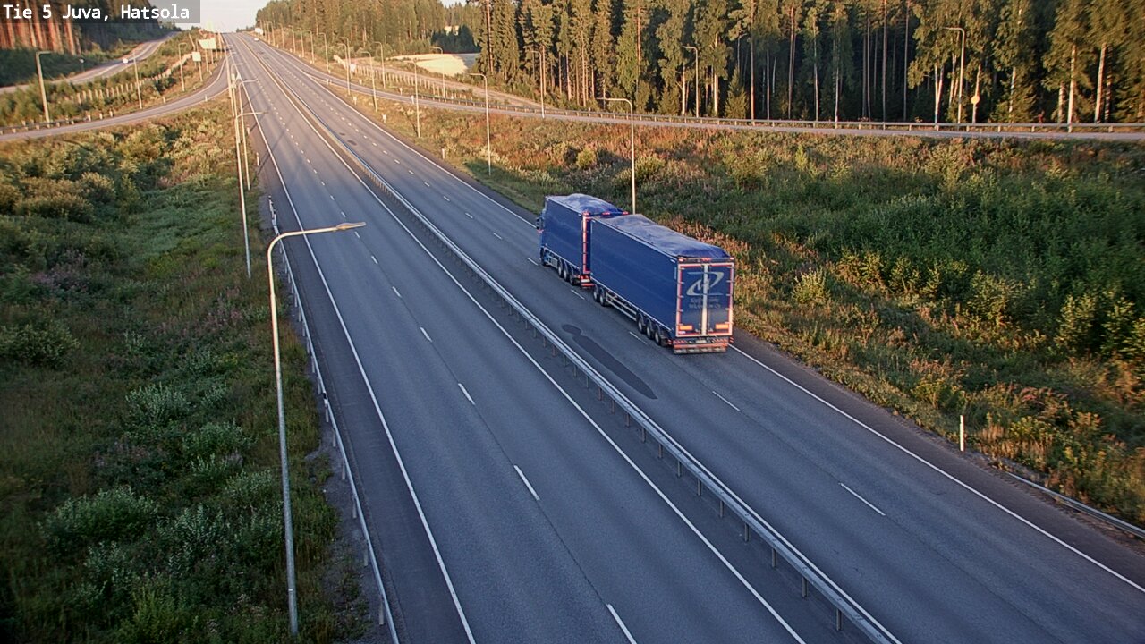 Weather Camera Image Road 5 Juva, Hatsola, Juva, Etelä-Savo