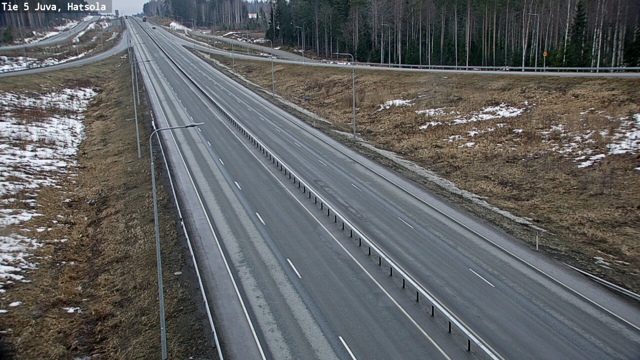 Weather Camera Image Road 5 Juva, Hatsola, Juva, Etelä-Savo