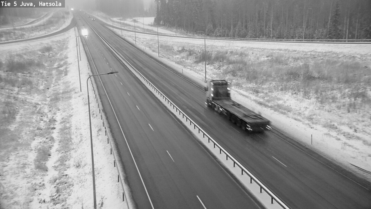 Weather Camera Image Väg 5 Juva, Hatsola, Juva, Etelä-Savo