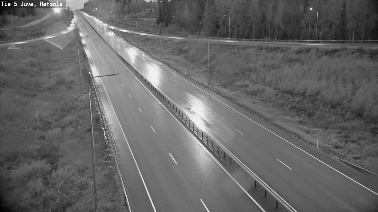 Weather Camera Image Väg 5 Juva, Hatsola, Juva, Etelä-Savo