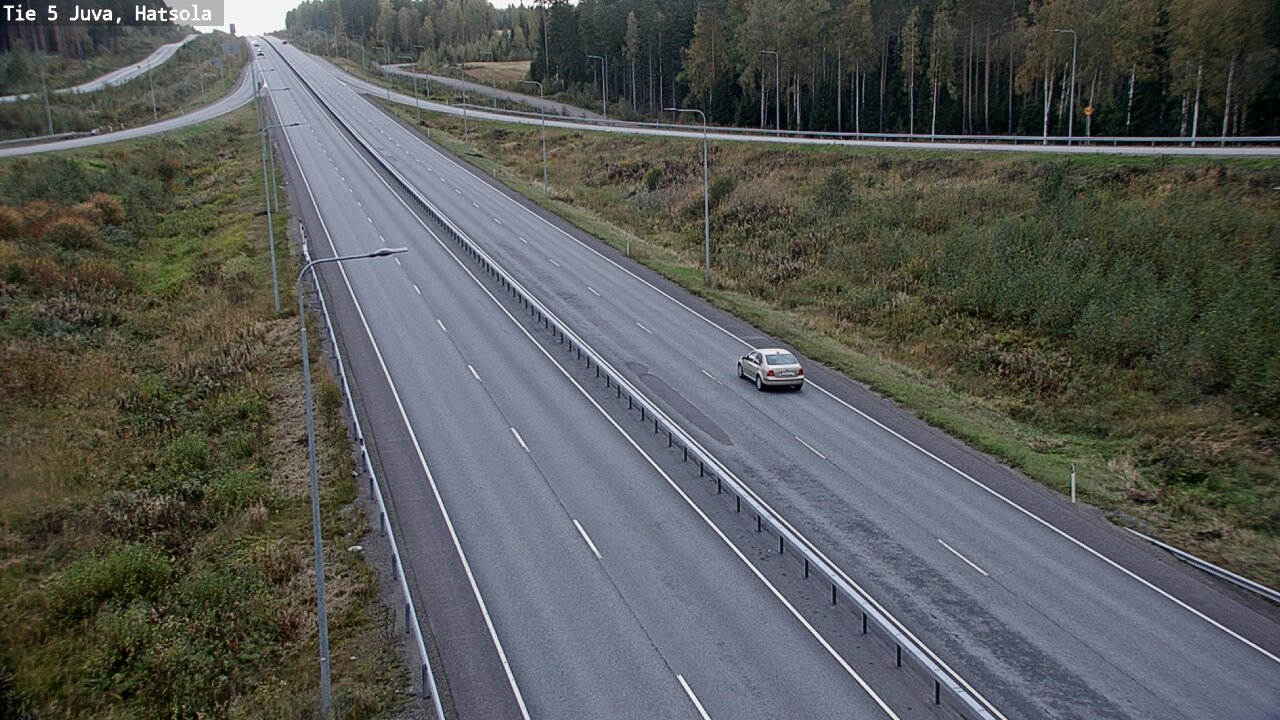 Weather Camera Image Väg 5 Juva, Hatsola, Juva, Etelä-Savo
