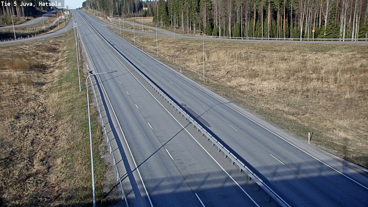 Weather Camera Image Road 5 Juva, Hatsola, Juva, Etelä-Savo