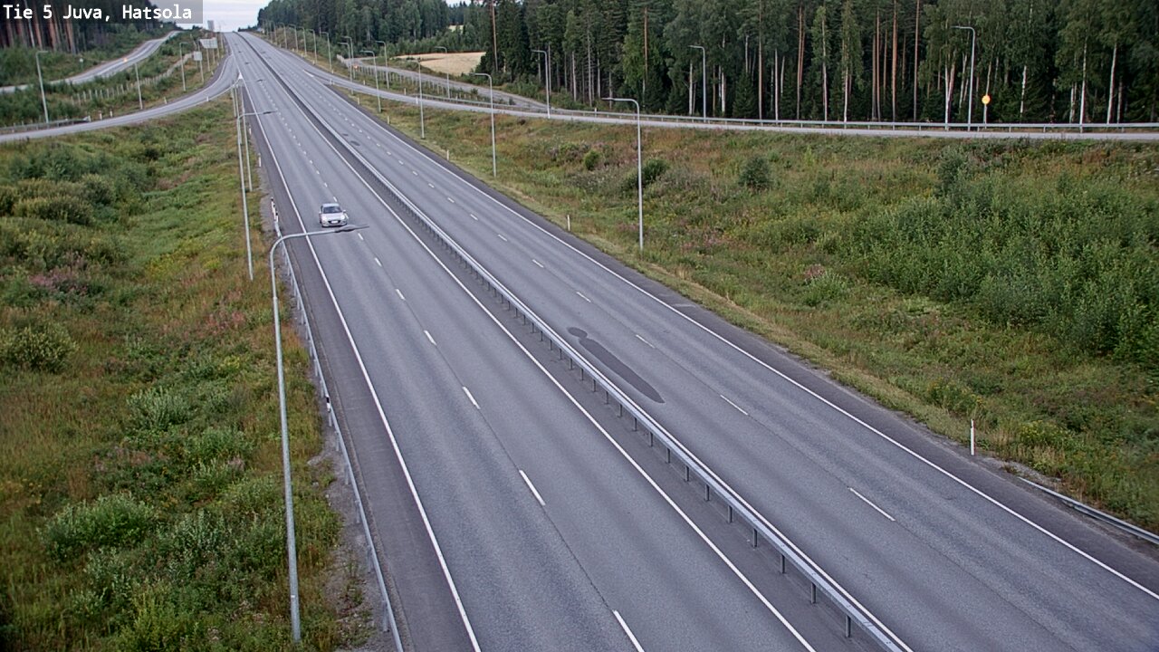 Weather Camera Image Road 5 Juva, Hatsola, Juva, Etelä-Savo
