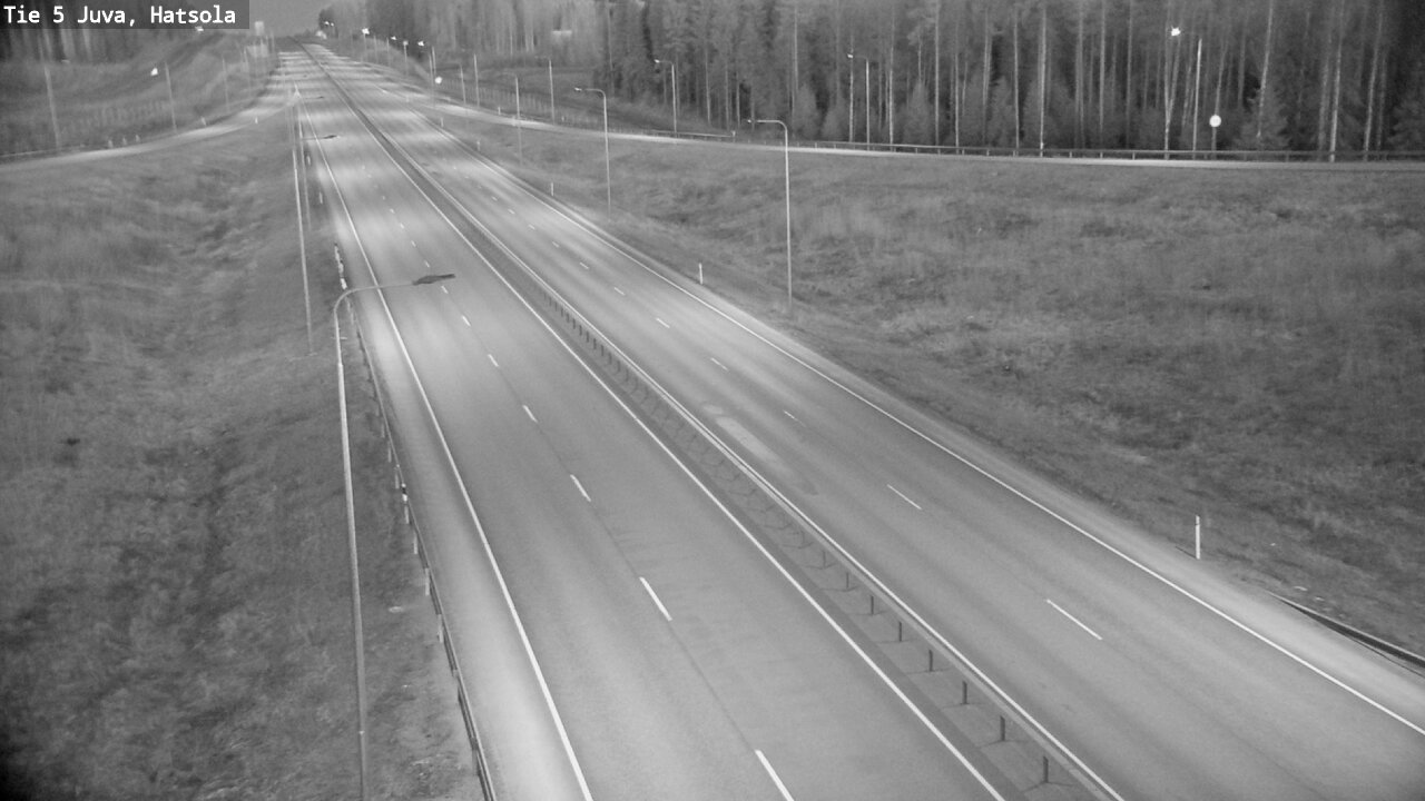 Weather Camera Image Road 5 Juva, Hatsola, Juva, Etelä-Savo