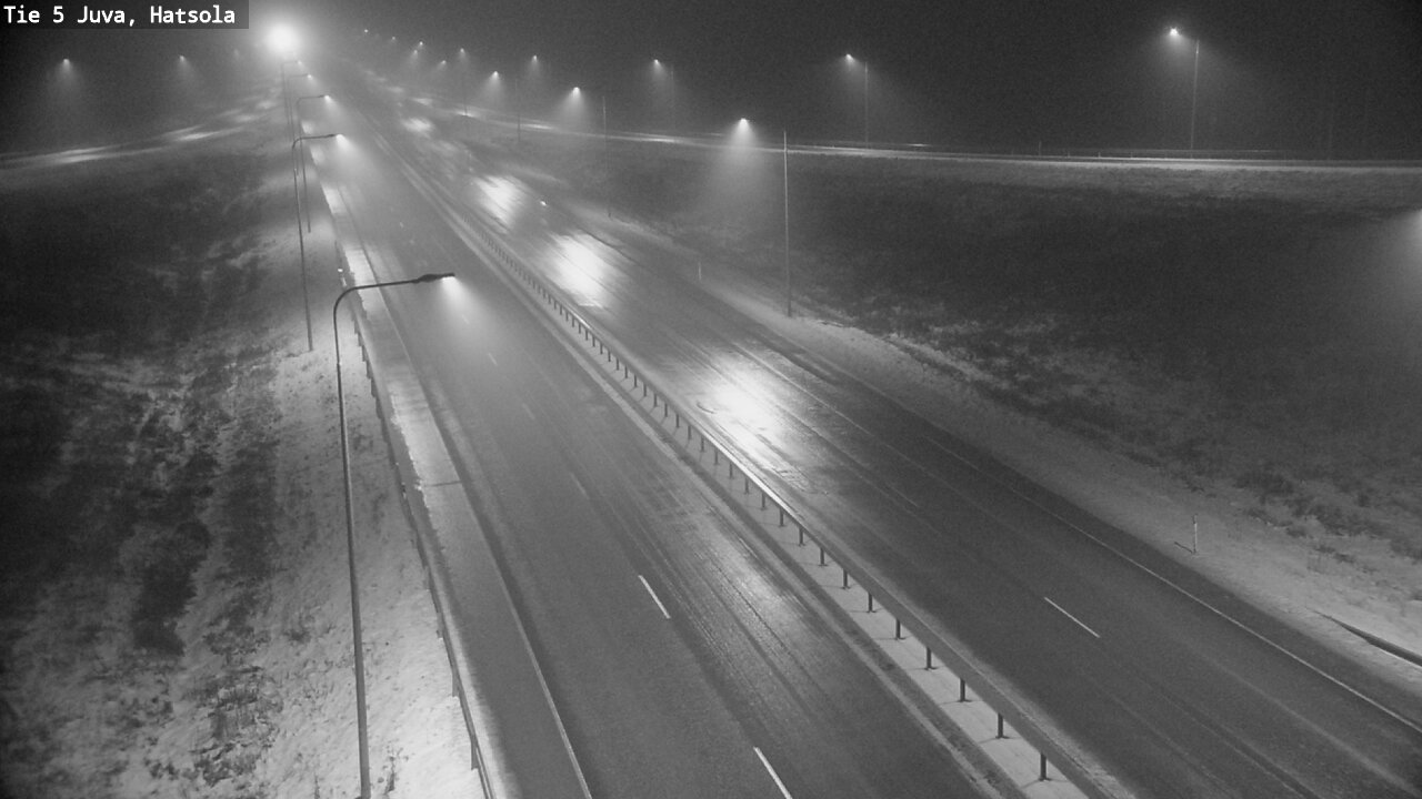 Weather Camera Image Väg 5 Juva, Hatsola, Juva, Etelä-Savo