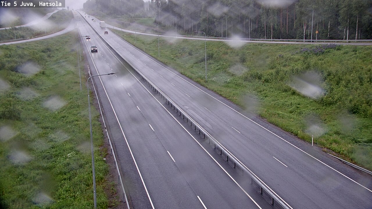 Weather Camera Image Väg 5 Juva, Hatsola, Juva, Etelä-Savo