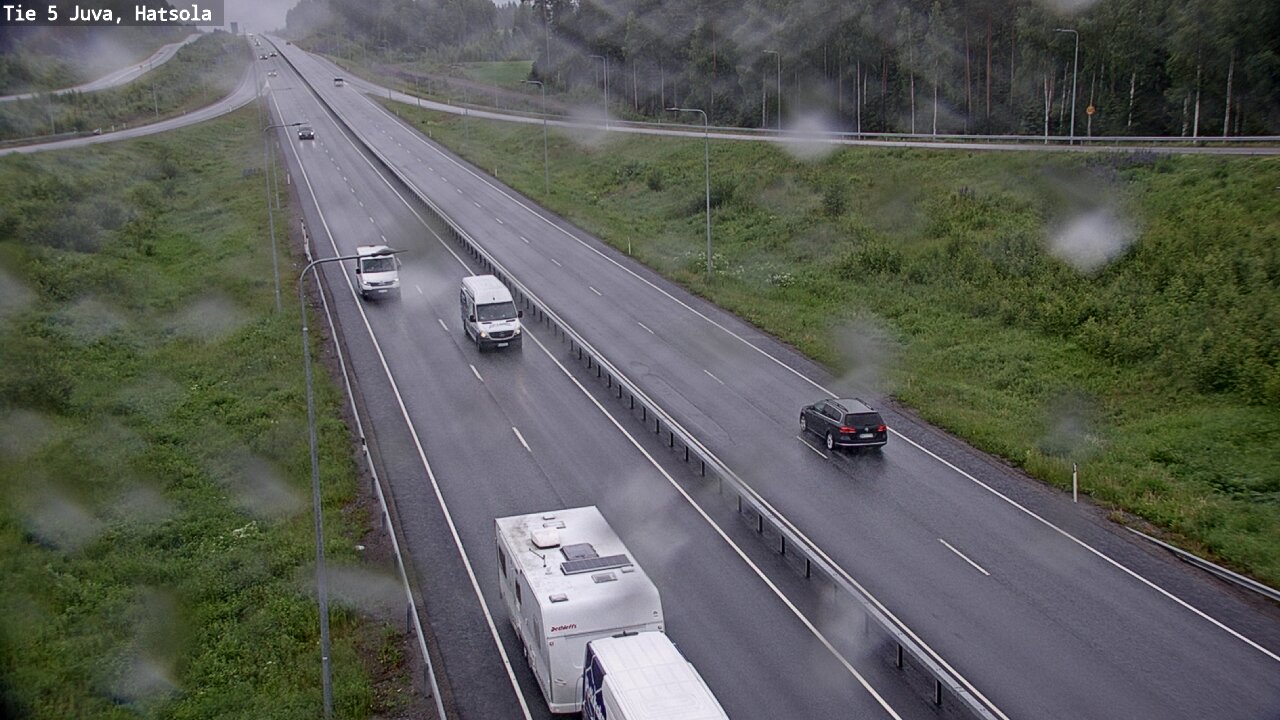 Weather Camera Image Väg 5 Juva, Hatsola, Juva, Etelä-Savo