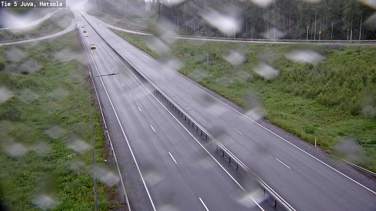 Weather Camera Image Väg 5 Juva, Hatsola, Juva, Etelä-Savo