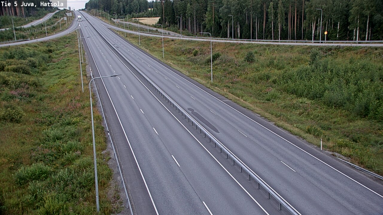 Weather Camera Image Road 5 Juva, Hatsola, Juva, Etelä-Savo