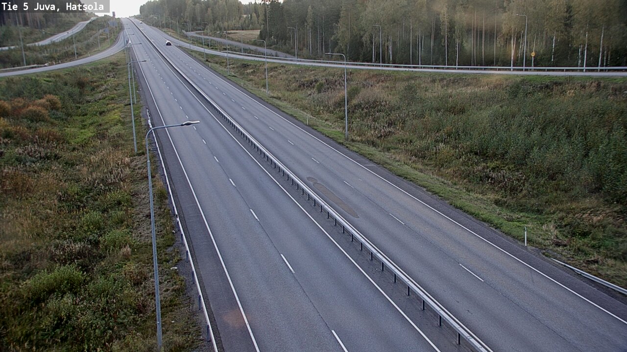 Weather Camera Image Väg 5 Juva, Hatsola, Juva, Etelä-Savo