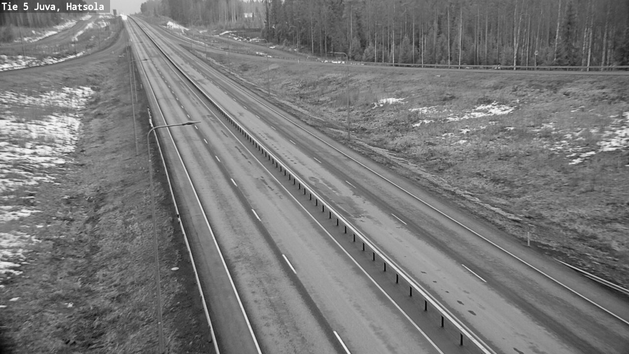 Weather Camera Image Road 5 Juva, Hatsola, Juva, Etelä-Savo