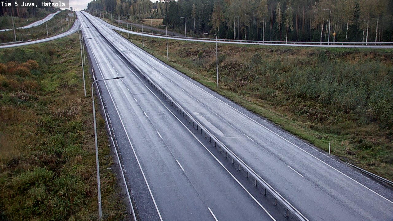 Weather Camera Image Väg 5 Juva, Hatsola, Juva, Etelä-Savo