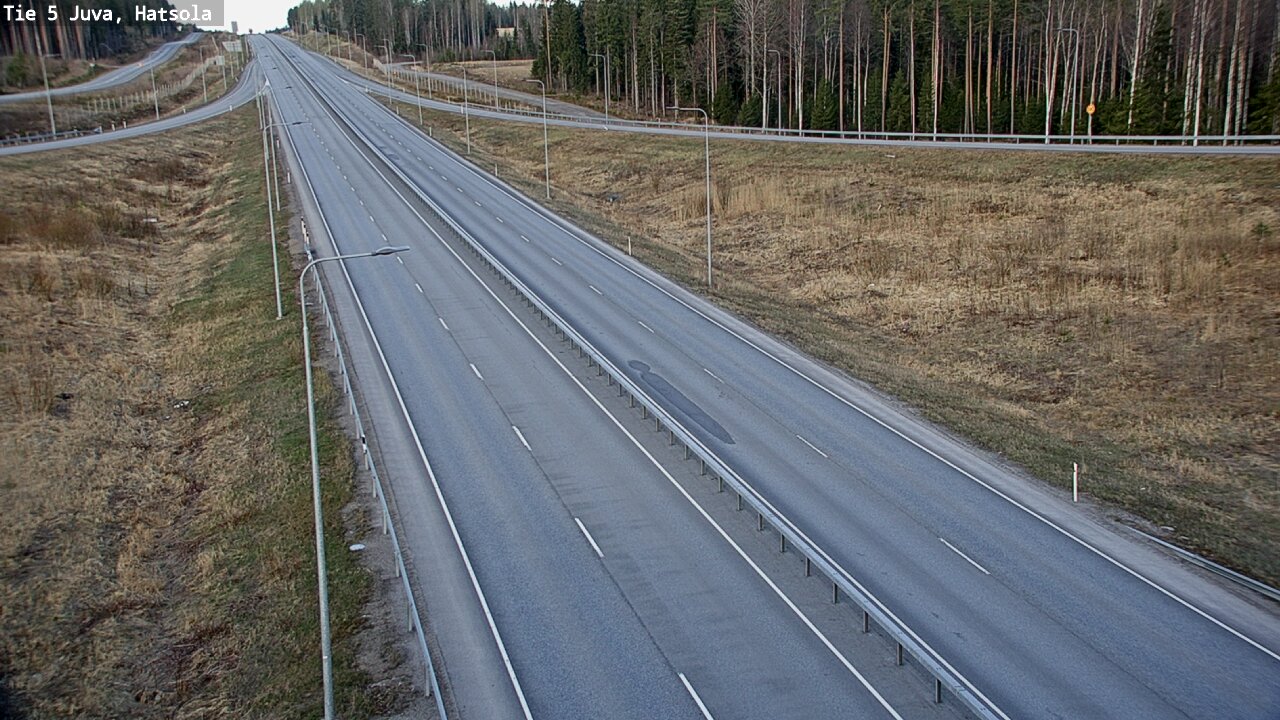 Weather Camera Image Road 5 Juva, Hatsola, Juva, Etelä-Savo