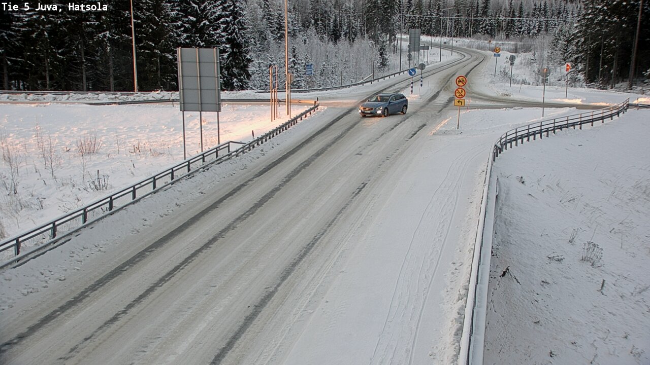 Weather Camera Image Road 5 Juva, Hatsola, Juva, Etelä-Savo
