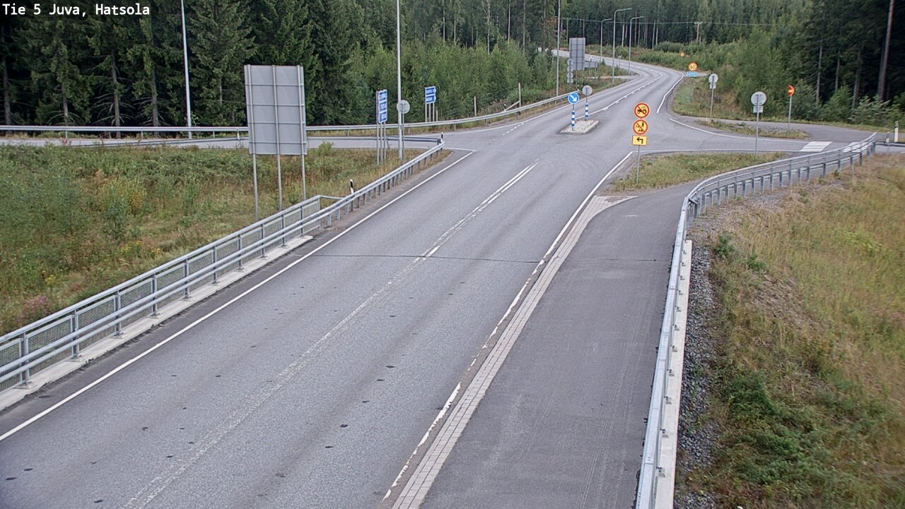 Weather Camera Image Road 5 Juva, Hatsola, Juva, Etelä-Savo