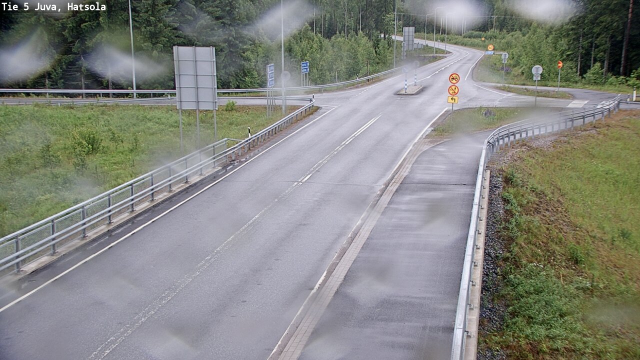 Weather Camera Image Väg 5 Juva, Hatsola, Juva, Etelä-Savo