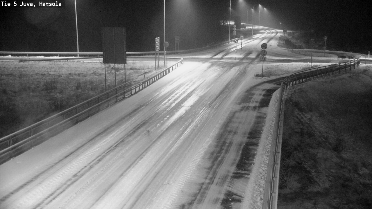 Weather Camera Image Väg 5 Juva, Hatsola, Juva, Etelä-Savo