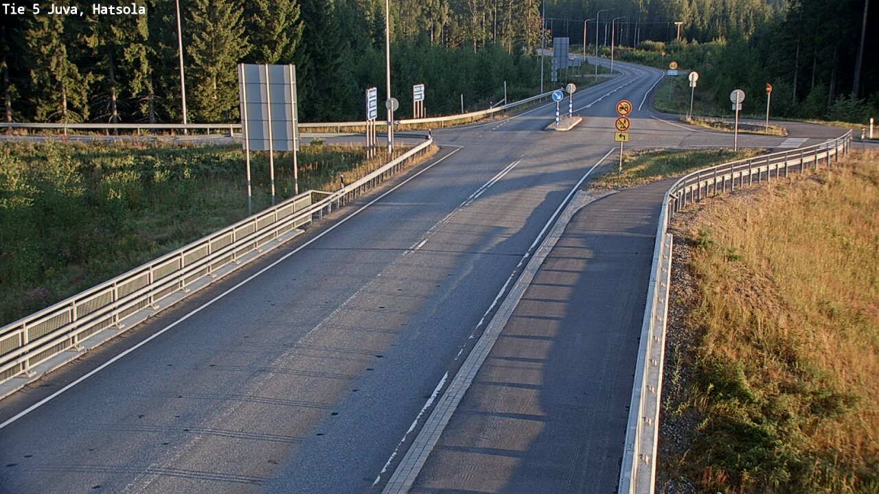 Weather Camera Image Road 5 Juva, Hatsola, Juva, Etelä-Savo