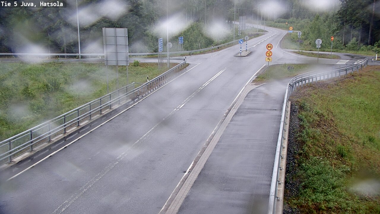 Weather Camera Image Väg 5 Juva, Hatsola, Juva, Etelä-Savo