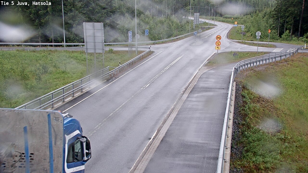 Weather Camera Image Väg 5 Juva, Hatsola, Juva, Etelä-Savo